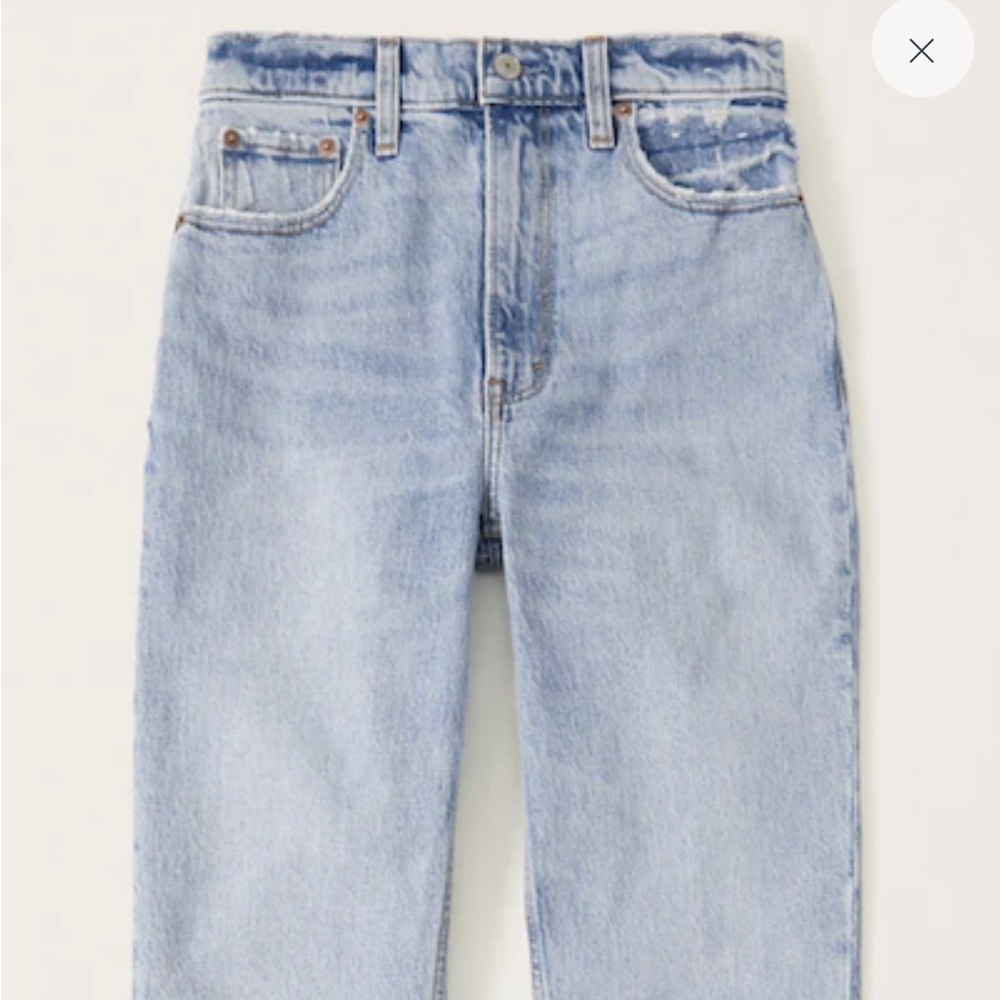 Abercrombie & Fitch The 90’s Straight Ultra High Rise. Curve Love
